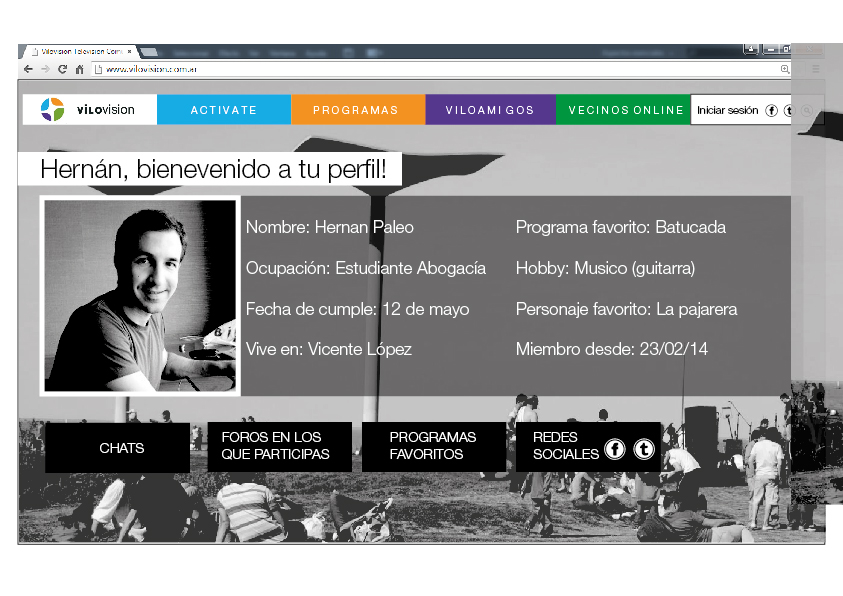 Bienvenido a tu perfil