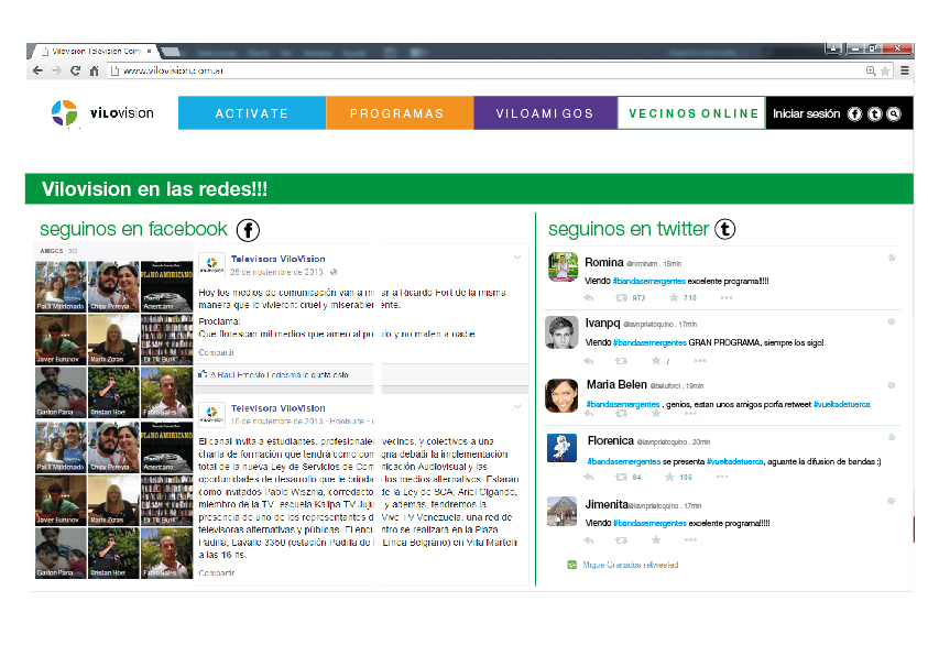 Inicio vecinos online