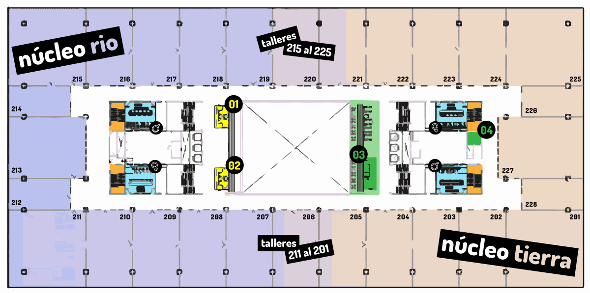 mapa 2do piso