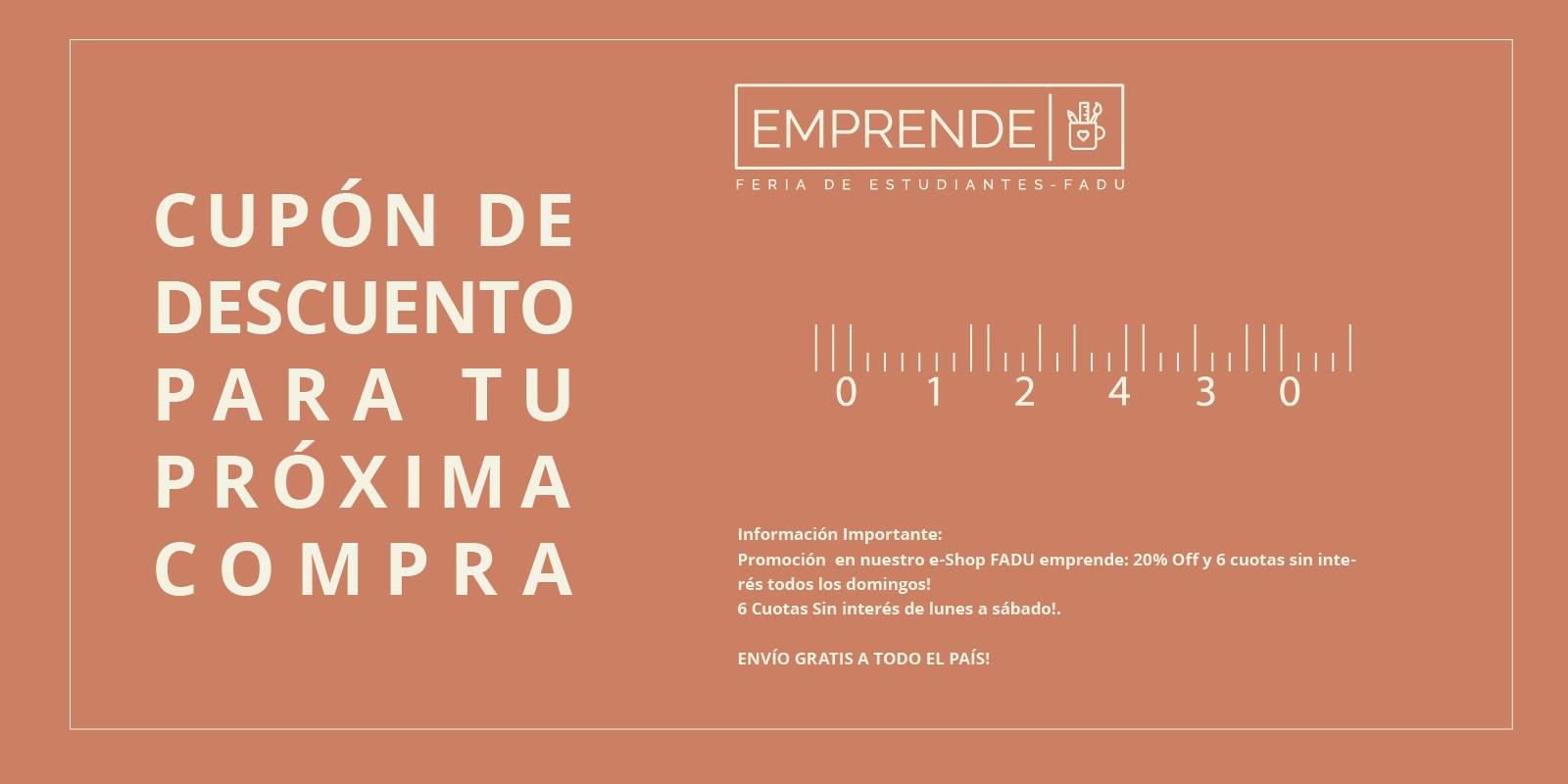 Cupon de descuento