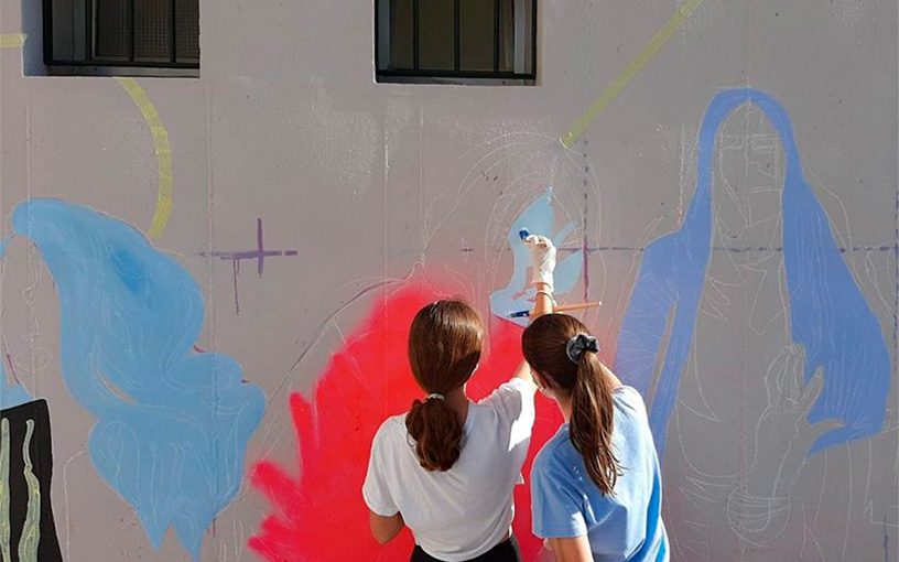 pintando murales