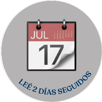 ¡2 dias seguidos! ¡Ya eres un gran maestro!