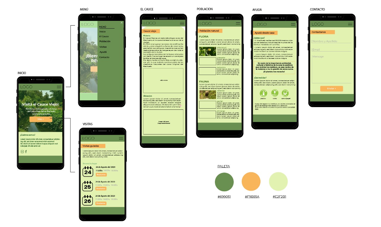 vista móvil webapp