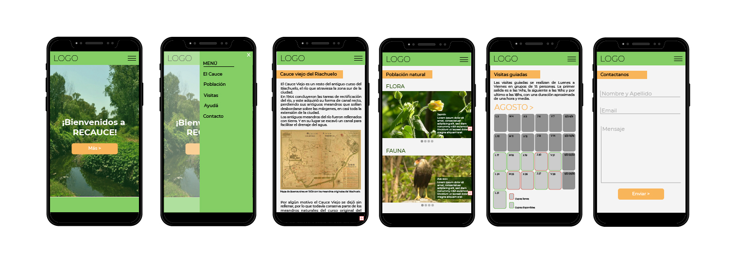 vista móvil webapp
