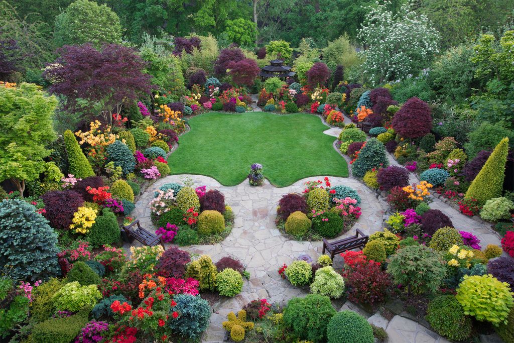 diseño de jardines de bajo mantenimiento
