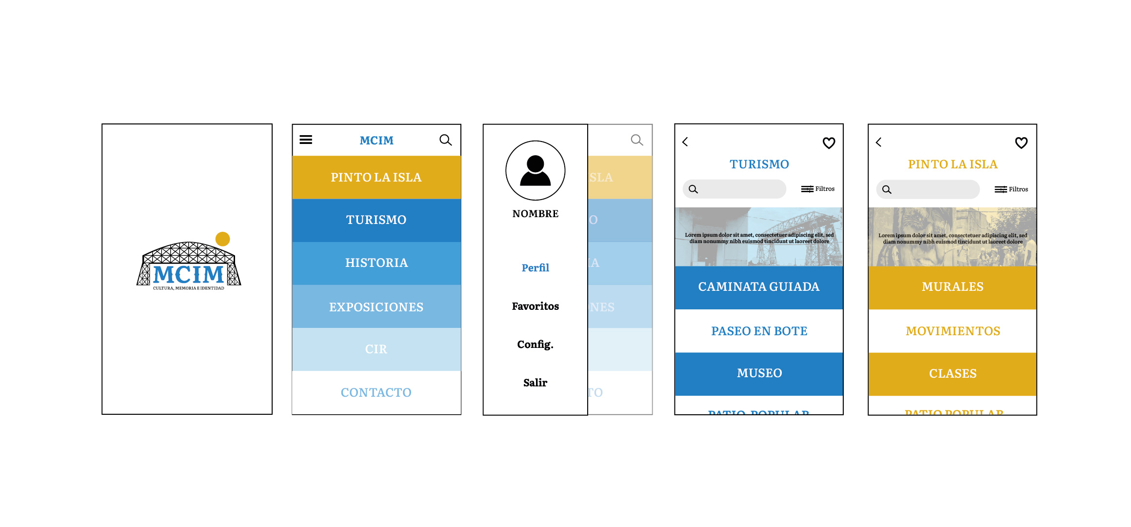 Boceto de webapp