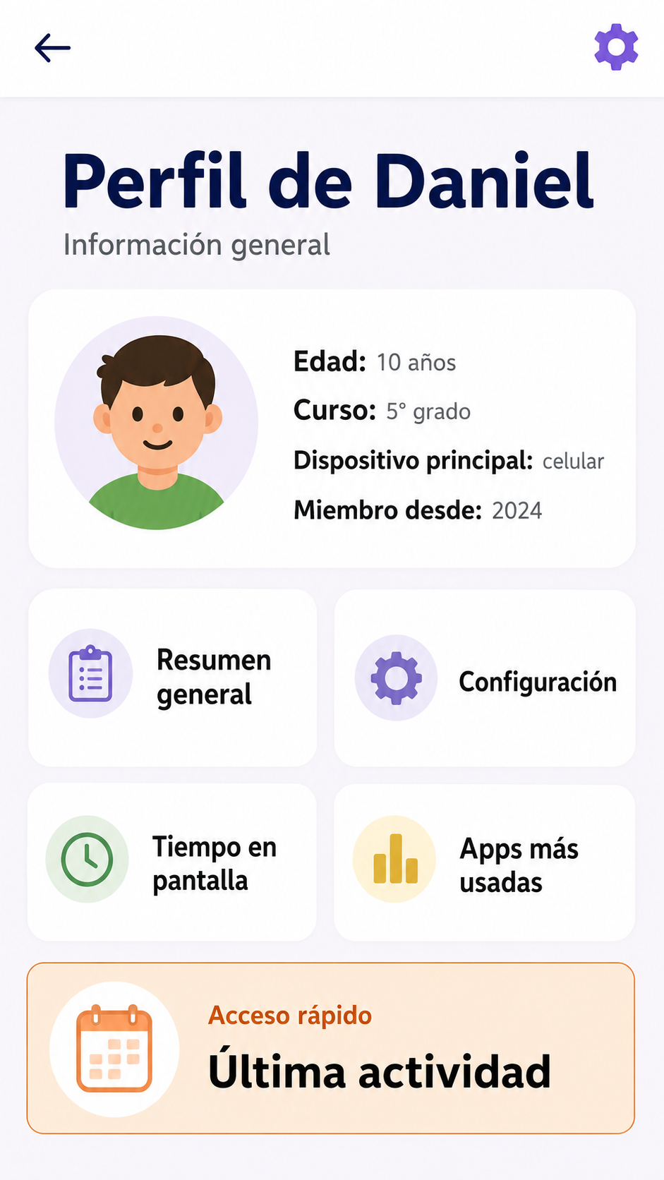Mockup perfil