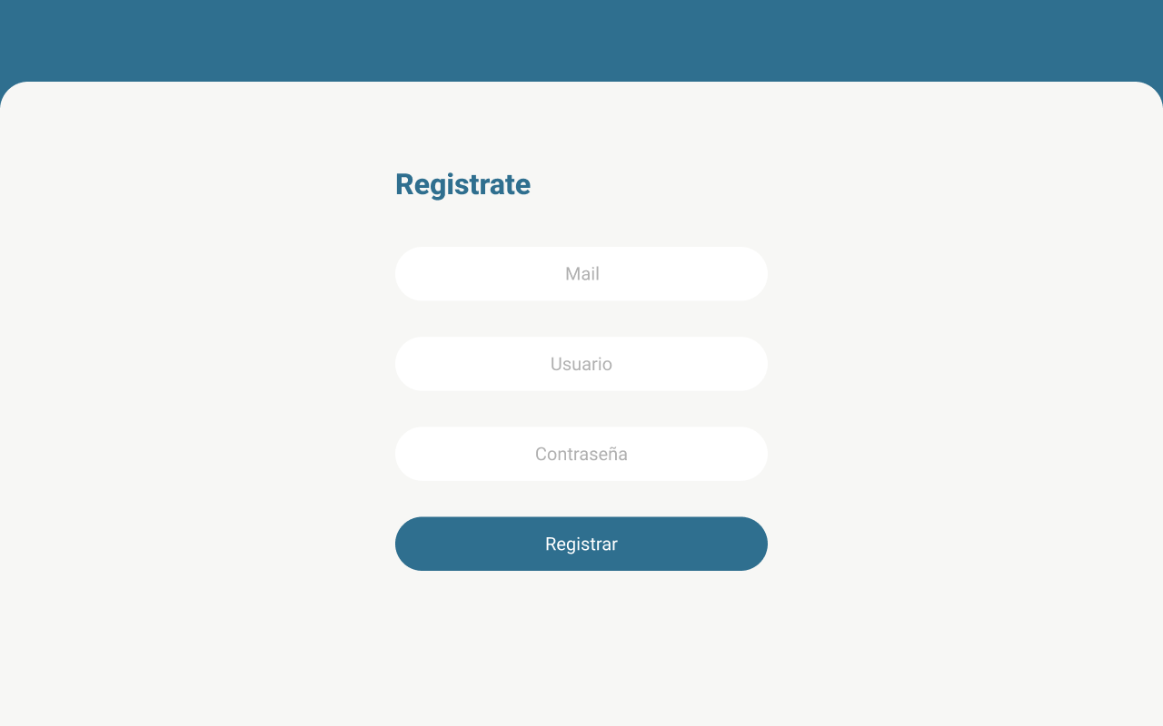 Prototipo tablet Registrate
