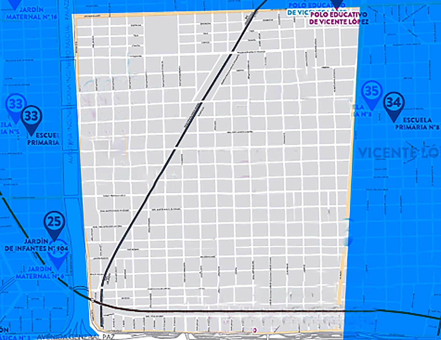 Mapa del barrio de FLORIDA