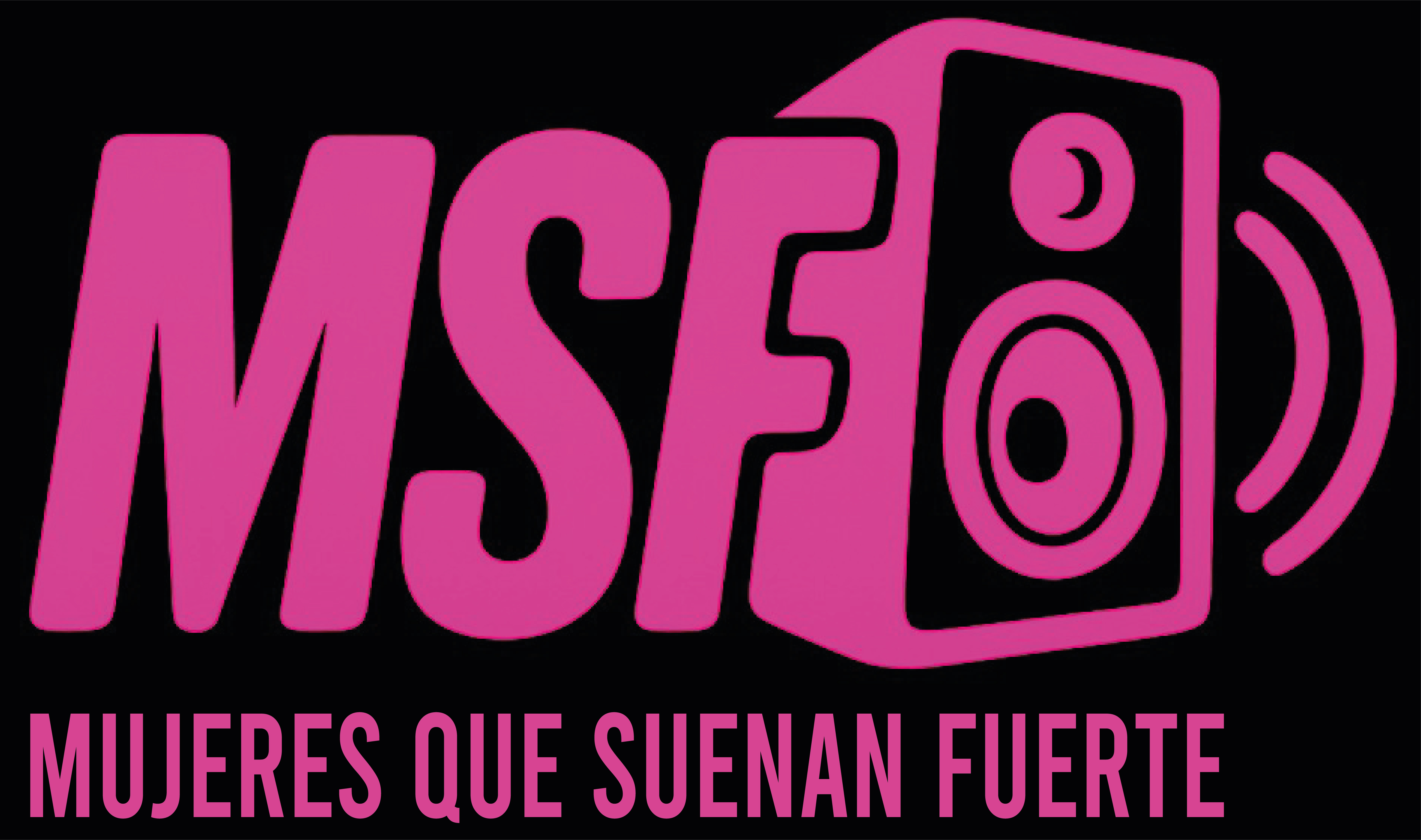 Logo mujeres que suenan fuerte