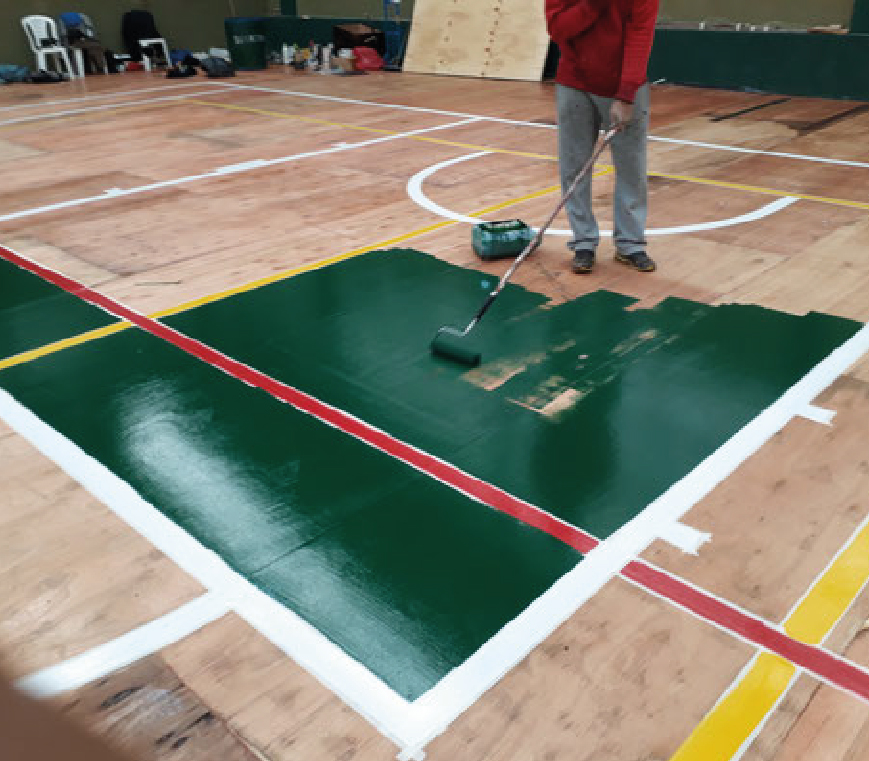 pintura de cancha