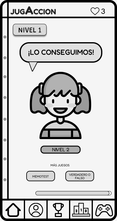 Pantalla ganador de celular