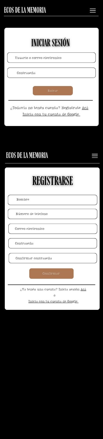 Prototipo Mobile webapp