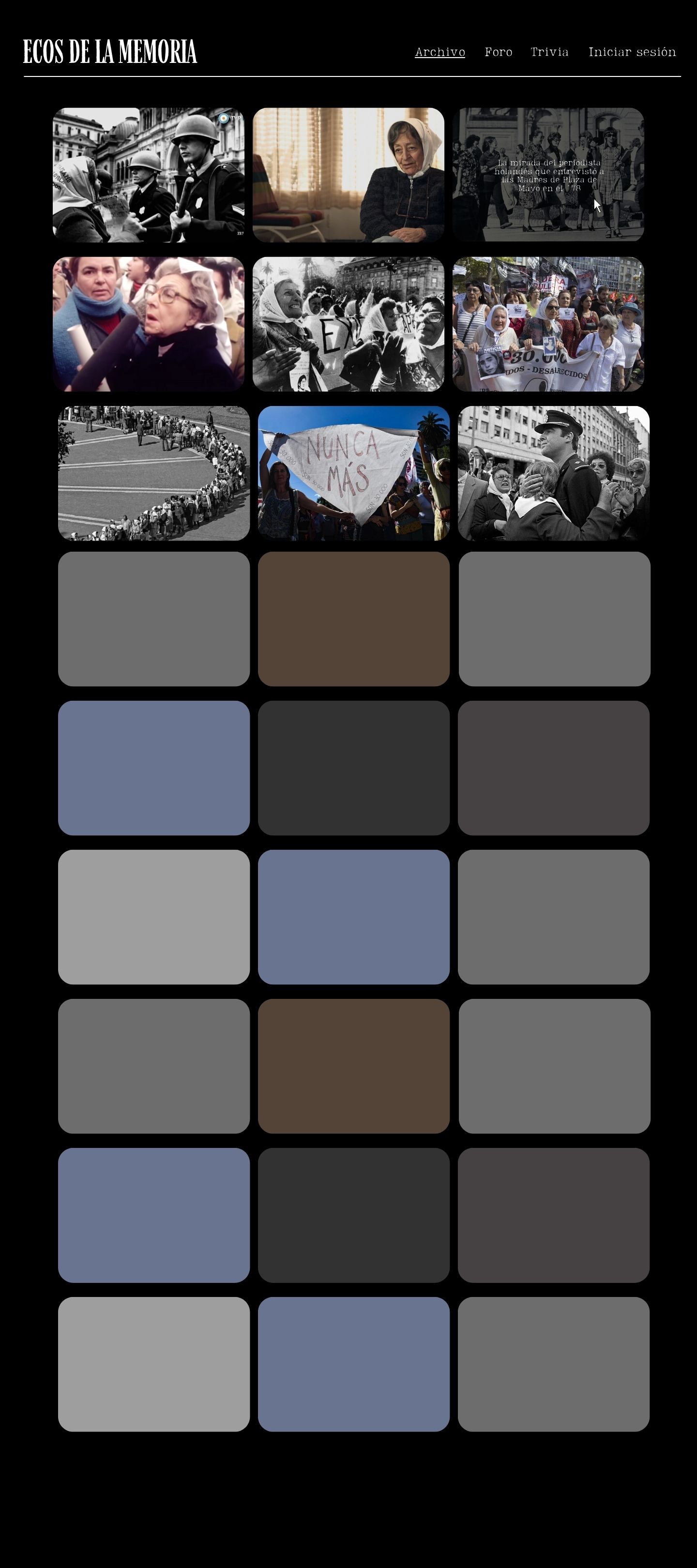 Prototipo Desktop webapp